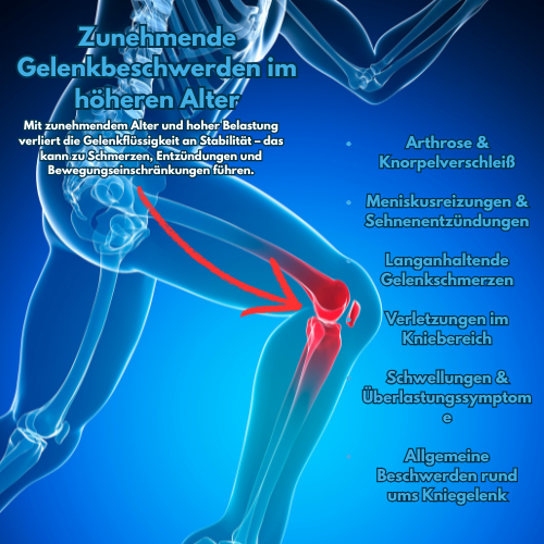 KneeGlow Pro™ – 3-in-1 Schmerzfrei-Therapie mit Wärme, Rotlicht & Vibration