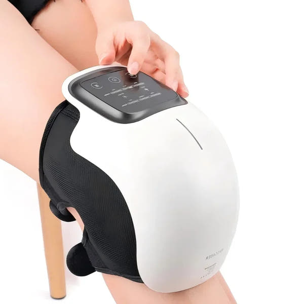 KneeGlow Pro™ – 3-in-1 Schmerzfrei-Therapie mit Wärme, Rotlicht & Vibration