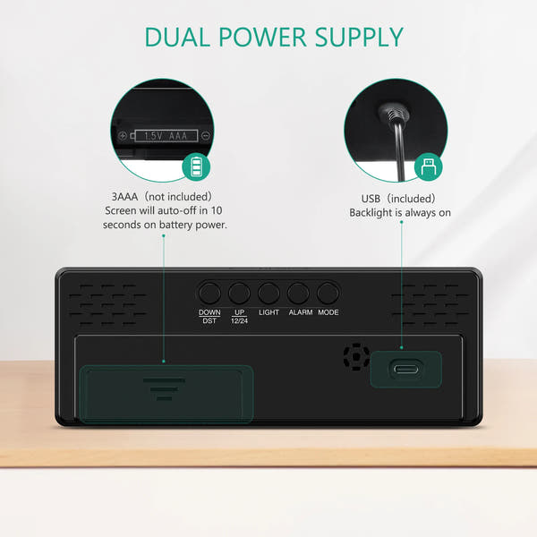 Gentle Wake Digital Alarm Clock™