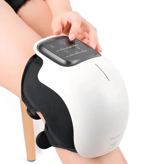 KneeGlow Pro™ – 3-in-1 Schmerzfrei-Therapie mit Wärme, Rotlicht & Vibration